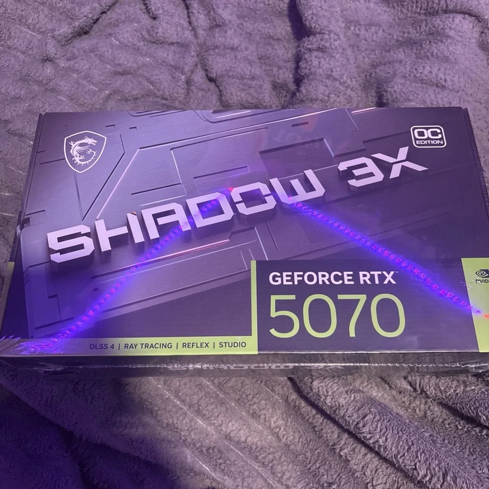 MSI Shadow 3X GeForce RTX 5070 Graphics Card - Purple